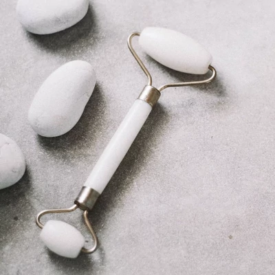 Fehér jáde arcroller