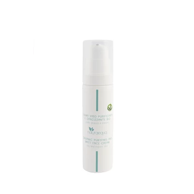 Organikus tisztító és mattító arckrém, 50 ml Organikus tisztító és mattító arckrém, 50 ml